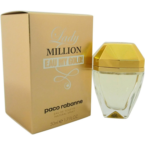 Eau De Paco Rabanne Mujer Señora Millones Mi Oro! Perfume