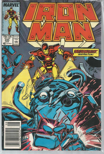 Iron Man 245 - Marvel - Bonellihq Cx321 D21