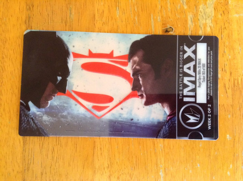 Boletos Cine Imax Semana 1 Y 2 Batman Vs Superman | Envío gratis