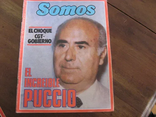 Clan Puccio 2 Revistas Somos 1985 Detalles Y Fotos Únicas (Usado)