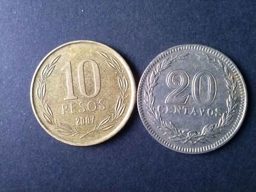 Moneda Argentina 20 Centavos Níquel 1929 (c7)