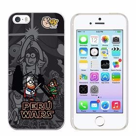 Case Funda Cuy Arts Clear Perú Wars iPhone 5/5s Inticase