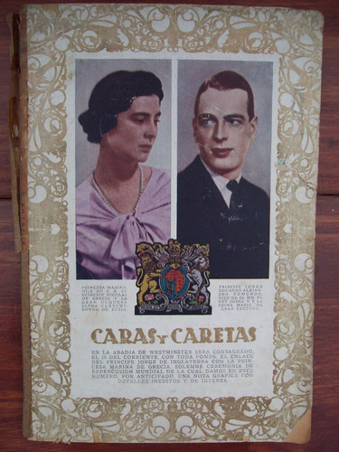 Caras Y Caretas 1884 10/11/34 Cordoba Htal De Clinicas