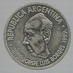 Argentina Moneda 2 Pesos Borges 1999 Sin Circular