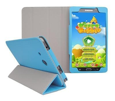 Para Samsung Galaxy Tab Un 7  Sm-t280 Pu Cubierta De Cuero