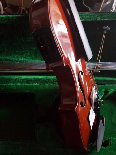 Violín 4/4 Electroacústico Con Estuche Nuevo!!!