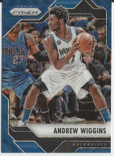 2016-17 Panini Prizm Andrew Wiggins /99 Blue Wave Twolves