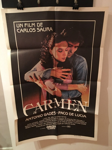 Afiche De Cine Original Original - Carmen - Paco De Lucia
