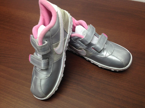 Zapato Nike Deportivo Plateado 344085 (20)