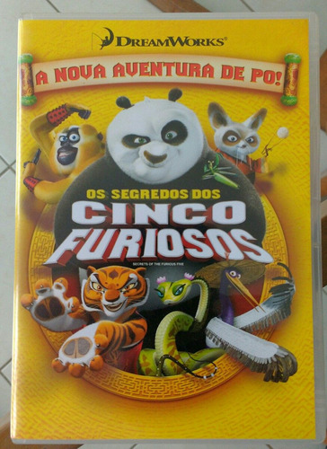 Dvd Urso Panda - Os Segredos Dos Cinco Furiosos - Dream Work