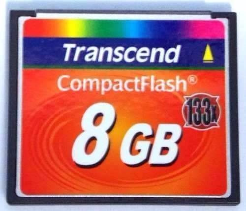 Cartão Memória Compact Flash 8gb Transcend