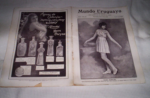 Mundo Uruguayo.antigua Publicacion De Uruguay.1920.