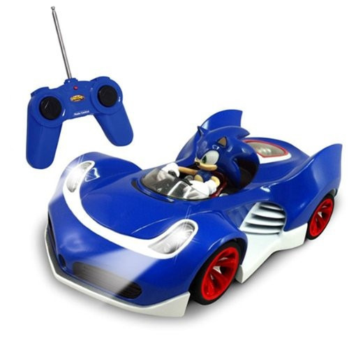 Coche De Juguete Sonic A Control Remoto Azul, Envio Gratis