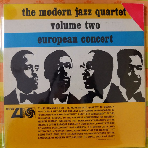 Vinilo The Modern Jazz Quartet Volume Two European Concert