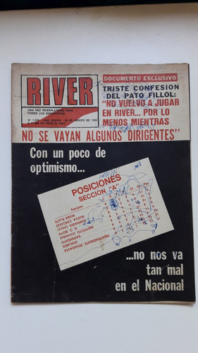 Revista River N 1939 Poster Eduardo Saporiti