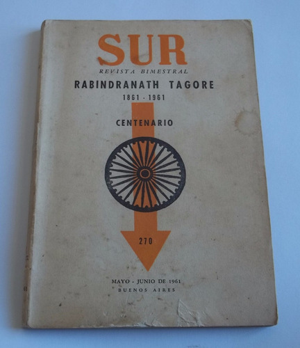 Revista Sur, N°270 Rabindranath Tagore 1861 1961, Centenario