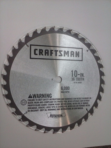 Disco De Sierra Circular Crafstman