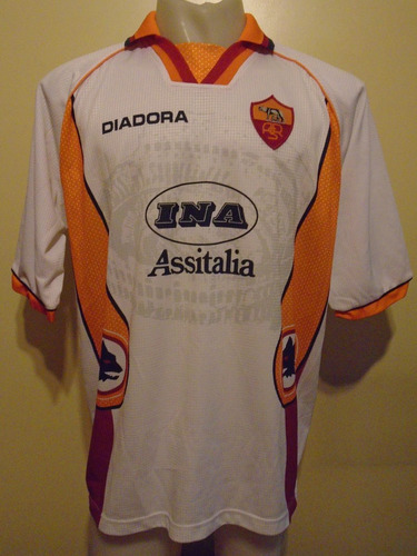 Camiseta Roma Italia Diadora 1997 1998 Balbo 9 Argentina Xxl