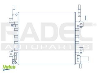 Radiador Ford Ka 2000-2001-2002 L4 1.3/1.4l C/aire Estandar