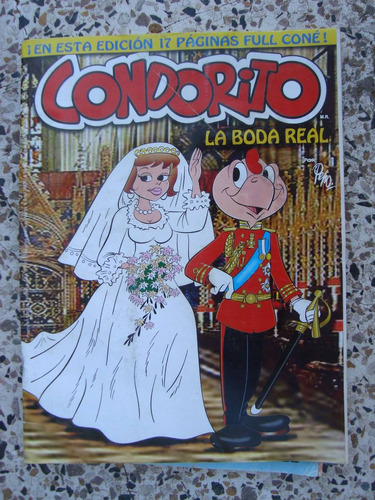 Revista Condorito La Boda Real 804 10/5/11 Comic Historieta