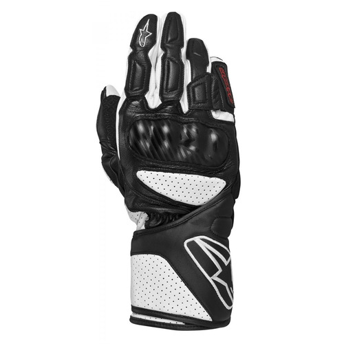 Luva Alpinestars Sp-8 Modelo Novo Preta Branco - 2xl