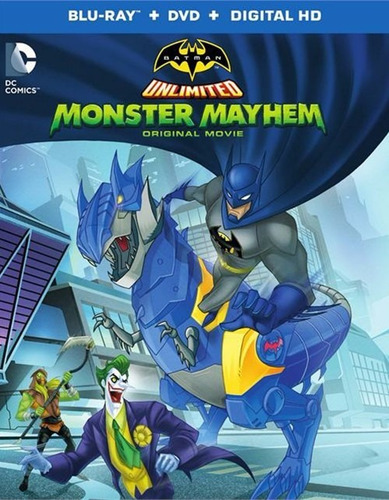 Blu-ray + Dvd Batman Unlimited Monster Mayhem