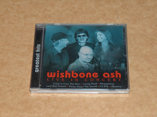 Wishbone Ash - Live In Concert Cd Sellado! P78