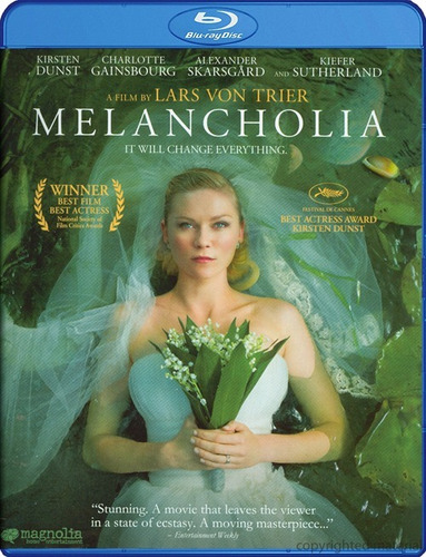 Blu-ray Melancholia / Melancolia / De Lars Von Trier