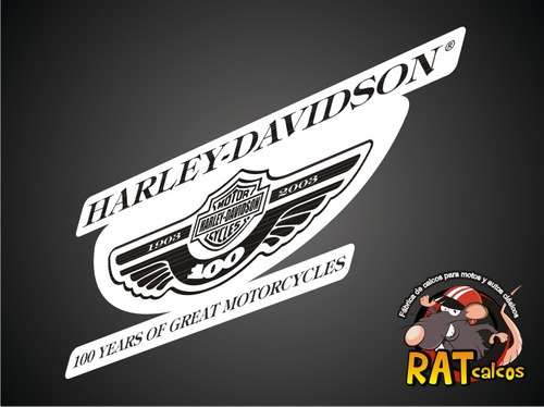 Calco Harley Davidson / Conmemorativo 100 Años