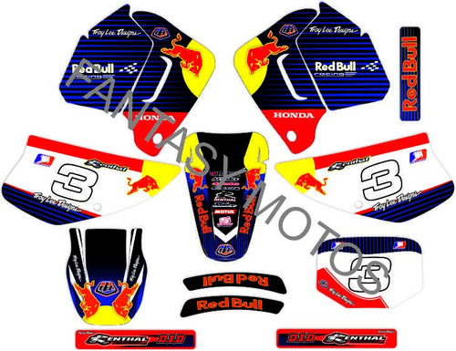 Calcos Para Honda Xr200 R- Xl200 94-03 Bull