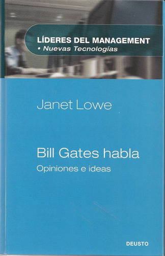 Bill Gates Habla. Opiniones E Ideas (nuevo, De Paquete)