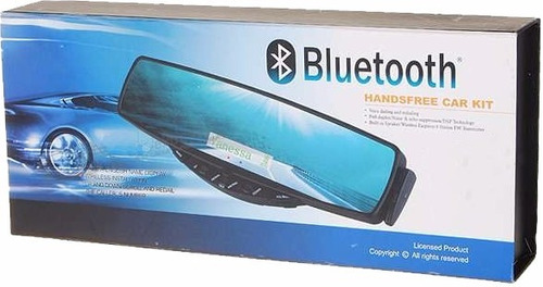 Espejo Retrovisor Bluetooth Handfree