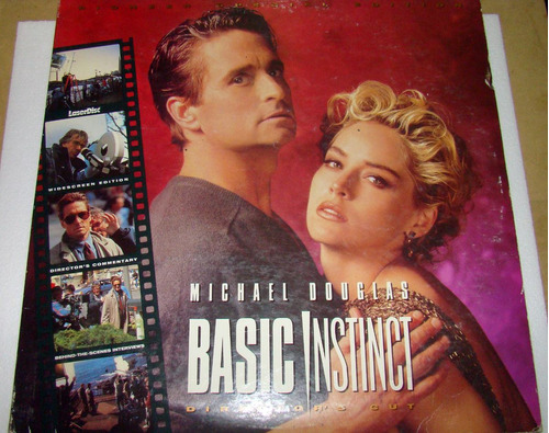 Basic Instinct / Sharon Stone Verhoeven Laser Disc Doble Usa