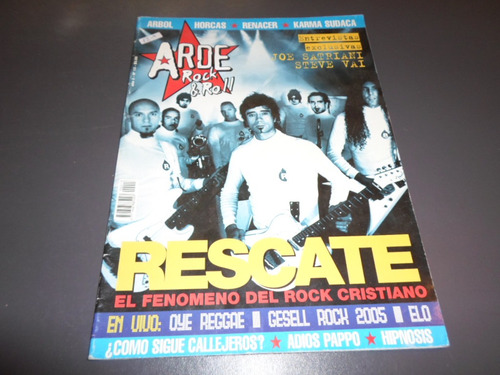 Arde Rock & Roll 13 Rescate Pappo Arbol Horcas Joe Satriani