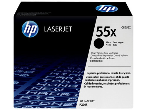 Toner Negro Alto Rendimiento Hp 55x Original Ce255x