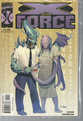 X Force N° 110 - Em Inglês - Editora Marvel - Formato 17 X 25,5 - Capa Mole - 2000 - Bonellihq Cx445 H23