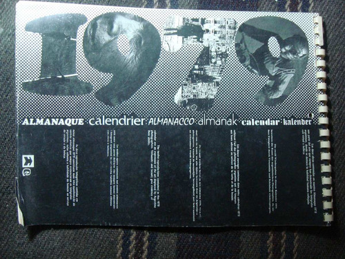 Almanaque Calendario Casa Ottonello 1979 Completo. Impecable