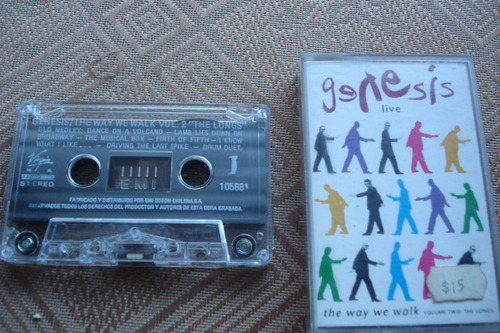 Cassette Genesis Live The Way We Walk Vol.2