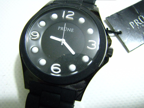 Reloj Prune Unisex Caja Metalica Malla Silicona, Sumergible