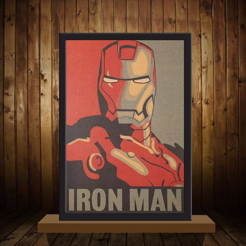 Poster Filme Homem De Ferro 51x36 Cm