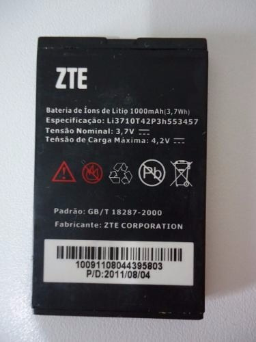 Bateria Zte Li3710t42p3h553457 T54 T-54 U260 X850 R516 N600