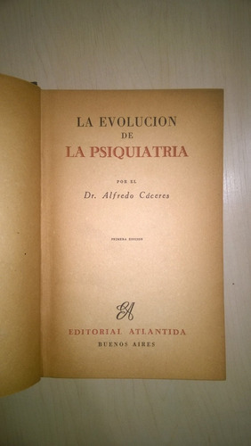 La Evolución De La Psiquiatría - Cáceres