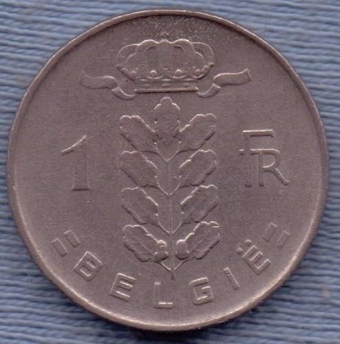 Belgica 1 Franc 1952 * Leyenda En Holandes *