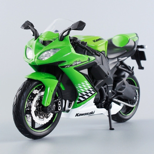 Moto Kawasaki Ninja Zx 10rl A Escala 1/12 De 18 Cms De Largo