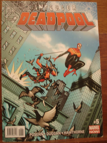 Hombre Araña Deadpool Inferior  Marvel Argentina 2013