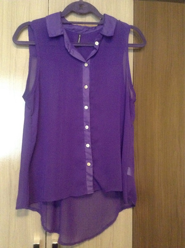 Blusa Gasa Morada