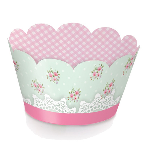 Wrapper Para Mini Cupcake Com 12 Unidades Cromus Patisserie