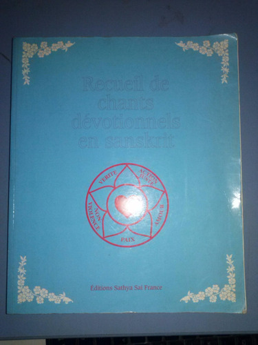 Recueil De Chants Devotionnels En Sanskrit