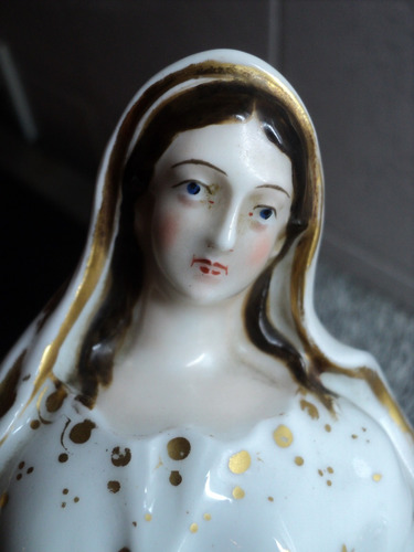 Antigua Figura  Santísima Virgen De La Medalla Milagrosa