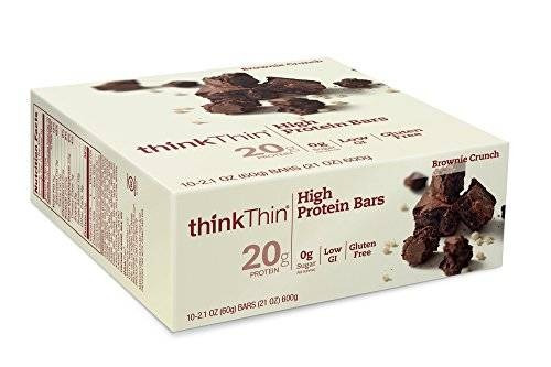 Thinkthin Alta Barras De Proteína Brownie Crunch 2.1 Onzas (